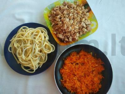 Itališki spagečiai su bazilikais ir parmezanu Žingsnis 2