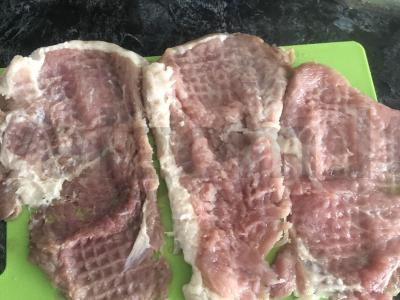 Kiaulienos šniceliai Žingsnis 2