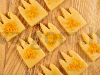 Mandarinų receptas su sausainių tešla Žingsnis 6