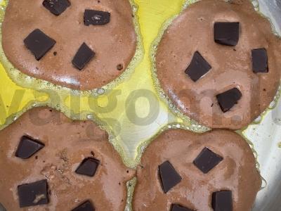 Šokoladiniai juodojo šokolado paplotėliai Žingsnis 4