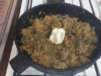 Kepenų dangaus sumuštinis. Žingsnis 8