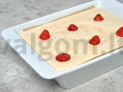 Braškių sausainiai Žingsnis 2