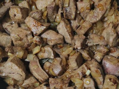 Kepti paplotėliai su švelniomis kepenėlėmis Žingsnis 1