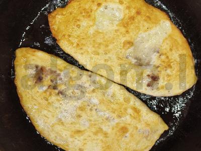 Kepti paplotėliai su švelniomis kepenėlėmis Žingsnis 5