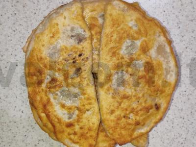 Kepti paplotėliai su švelniomis kepenėlėmis pagrindine nuotrauka