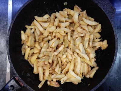 Namuose keptos bulvės Žingsnis 3