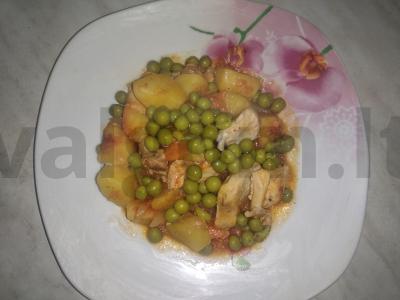 Šeimos vištienos troškinio receptas pagrindine nuotrauka