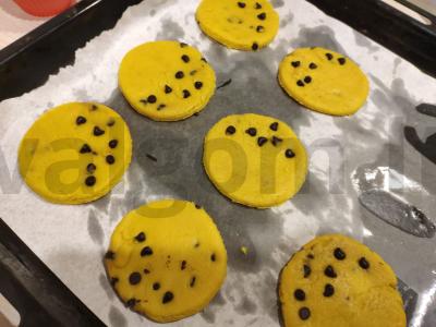 Šokoladiniai ir apelsinų sausainiai Žingsnis 6