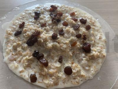 Švelni košė ant pieno pagrindine nuotrauka