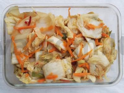 Traškūs korėjietiški kopūstai su aitriosiomis paprikomis pagrindine nuotrauka