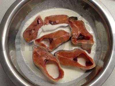 Upėtakis marinate Žingsnis 2