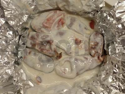 Upėtakis marinate Žingsnis 3