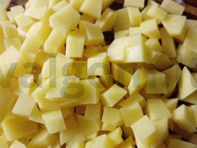 Kepti paplotėliai su mėsa ir bulvėmis Žingsnis 1