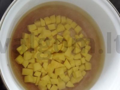 Sūrio sriuba Žingsnis 2