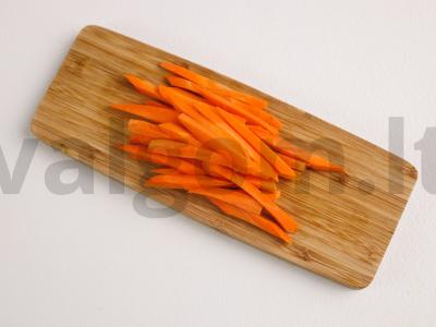 Soba su lašiša ir saldžiarūgščiu padažu Žingsnis 1