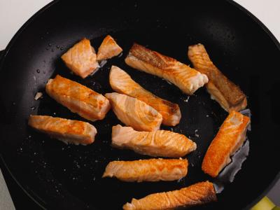 Soba su lašiša ir saldžiarūgščiu padažu Žingsnis 7