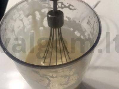 Vynuogių pyragas Žingsnis 1