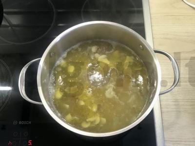 Sūrio sriuba su grybais Žingsnis 6