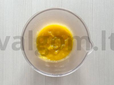 Mango pieno kokteilis Žingsnis 1