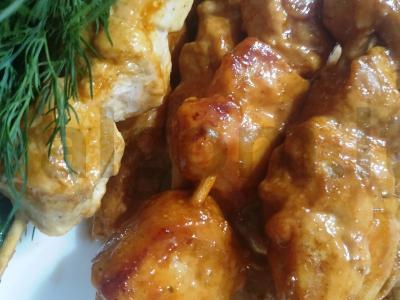 Vištienos kebabai ant medinių iešmelių Žingsnis 3