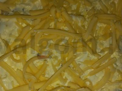 Salotos "Įkvėpimas" su rūkyta vištiena ir grybais Žingsnis 4