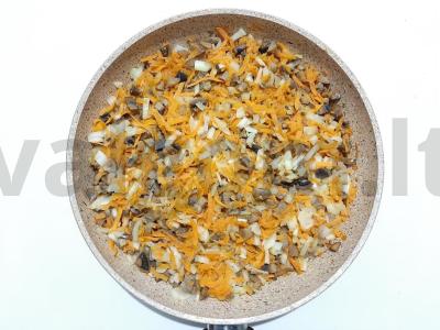 Su grybais keptas karpis Žingsnis 1