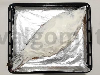 Su grybais keptas karpis Žingsnis 2