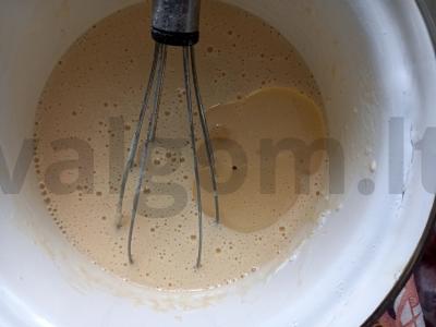 Blyneliai su grietine Žingsnis 4