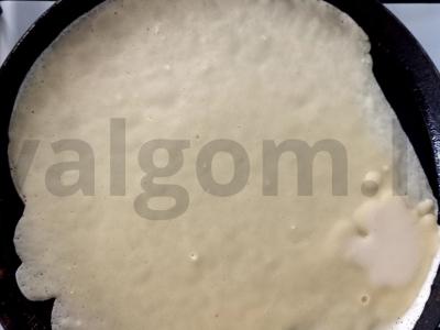 Blyneliai su grietine Žingsnis 5