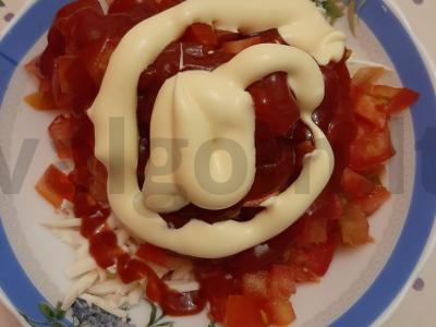 Naminė pica iš paprastų ingredientų Žingsnis 5