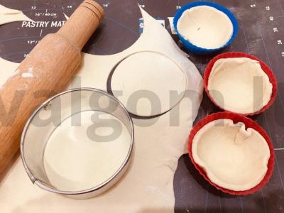 Traškūs sluoksniuotos tešlos keksiukai Žingsnis 2