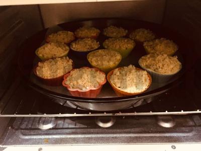 Traškūs sluoksniuotos tešlos keksiukai Žingsnis 7