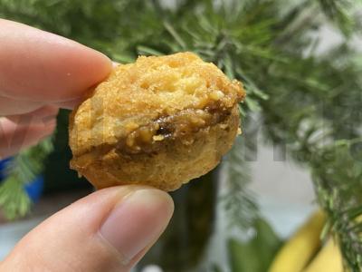 Naujametiniai riešutai su kondensuotu pienu Žingsnis 6