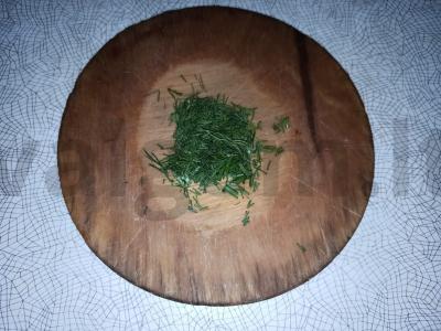 Mano tobula kiaušinienė su rūkyta dešra ir krapais Žingsnis 3