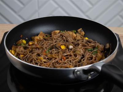 Soba su grybais ir daržovių mišiniu Žingsnis 3