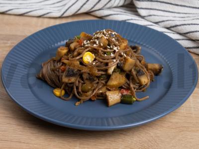 Soba su grybais ir daržovių mišiniu Žingsnis 4