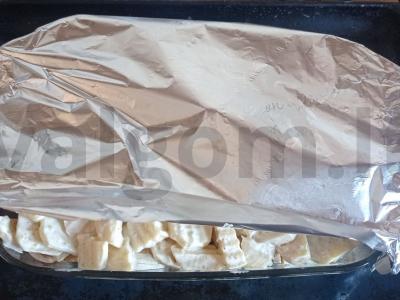 Su grybais ir vištiena keptos bulvės Žingsnis 9