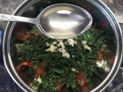 Pomidorų varškė Žingsnis 3