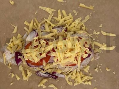 Kepta sultinga vištienos krūtinėlė kefyro marinate su pomidorais Žingsnis 2