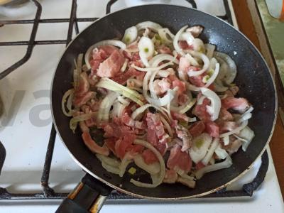 Kiaulienos guliašas su daržovėmis pomidorų padaže Žingsnis 2