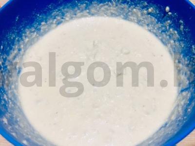 Baltyminis pudingas su vištienos filė Žingsnis 3