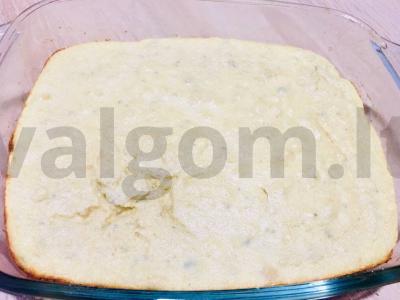 Baltyminis pudingas su vištienos filė Žingsnis 4