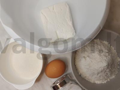 Varškės rutuliukai iš mano vaikystės Žingsnis 1