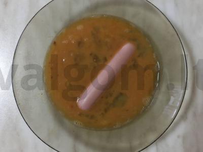 Keptos dešrelės tešloje Žingsnis 3