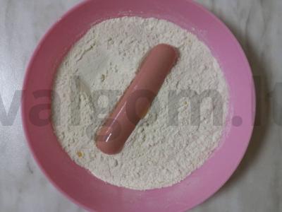 Keptos dešrelės tešloje Žingsnis 4