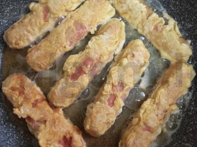 Keptos dešrelės tešloje Žingsnis 6