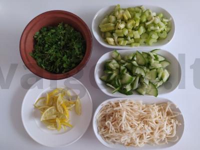 Aromatingas žuvies troškinys su daržovėmis Žingsnis 1