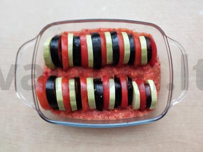 Skanus PP ratatouille orkaitėje Žingsnis 4
