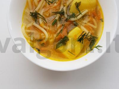 Kūdikių makaronų sriuba Žingsnis 3