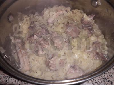 Orkaitėje kepti makaronai su vištiena Žingsnis 4